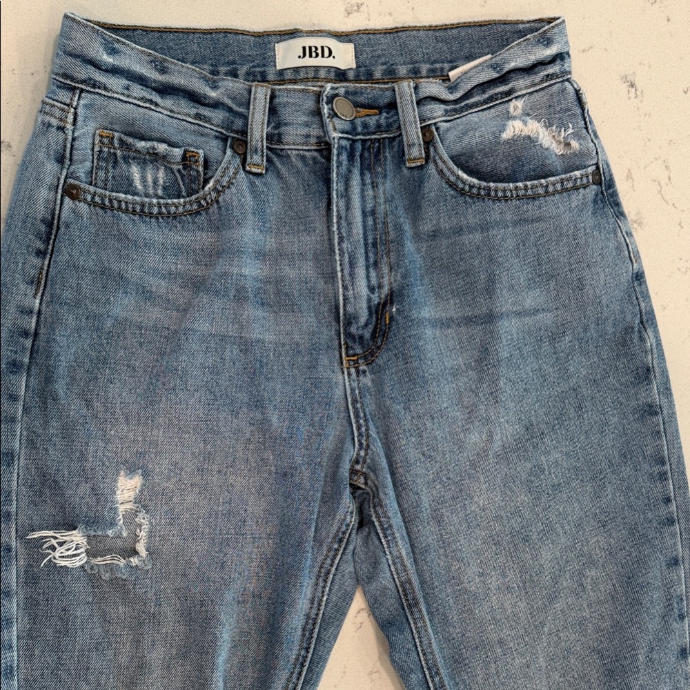 JBD Distressed Light Blue Jeans size 25